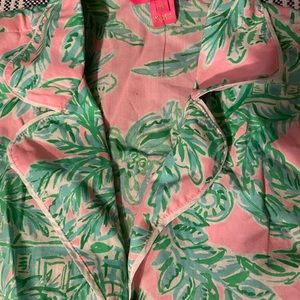 Lilly Pulitzer cotton poplin pajamas XS